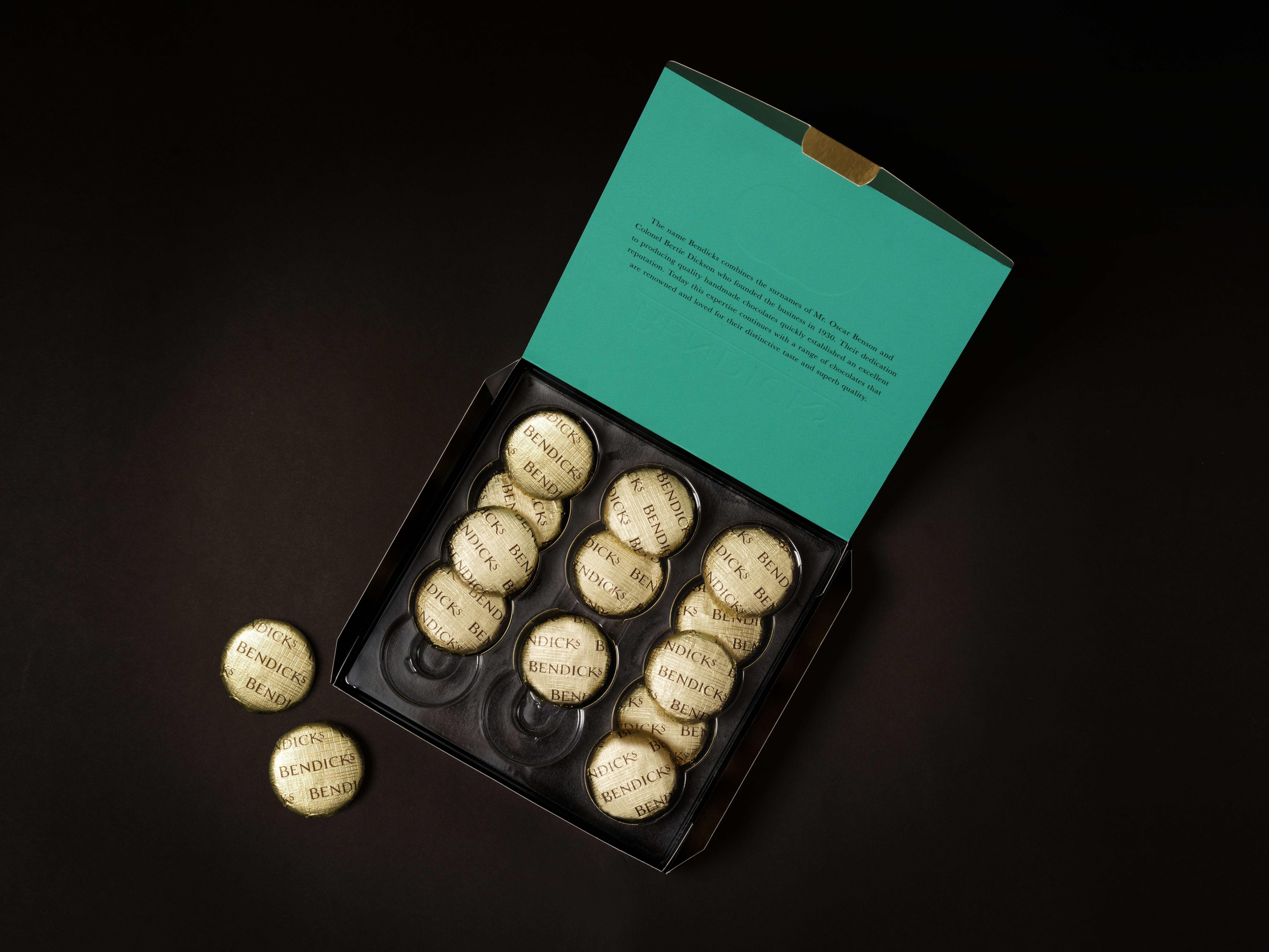 Bendicks mint fondant open pack